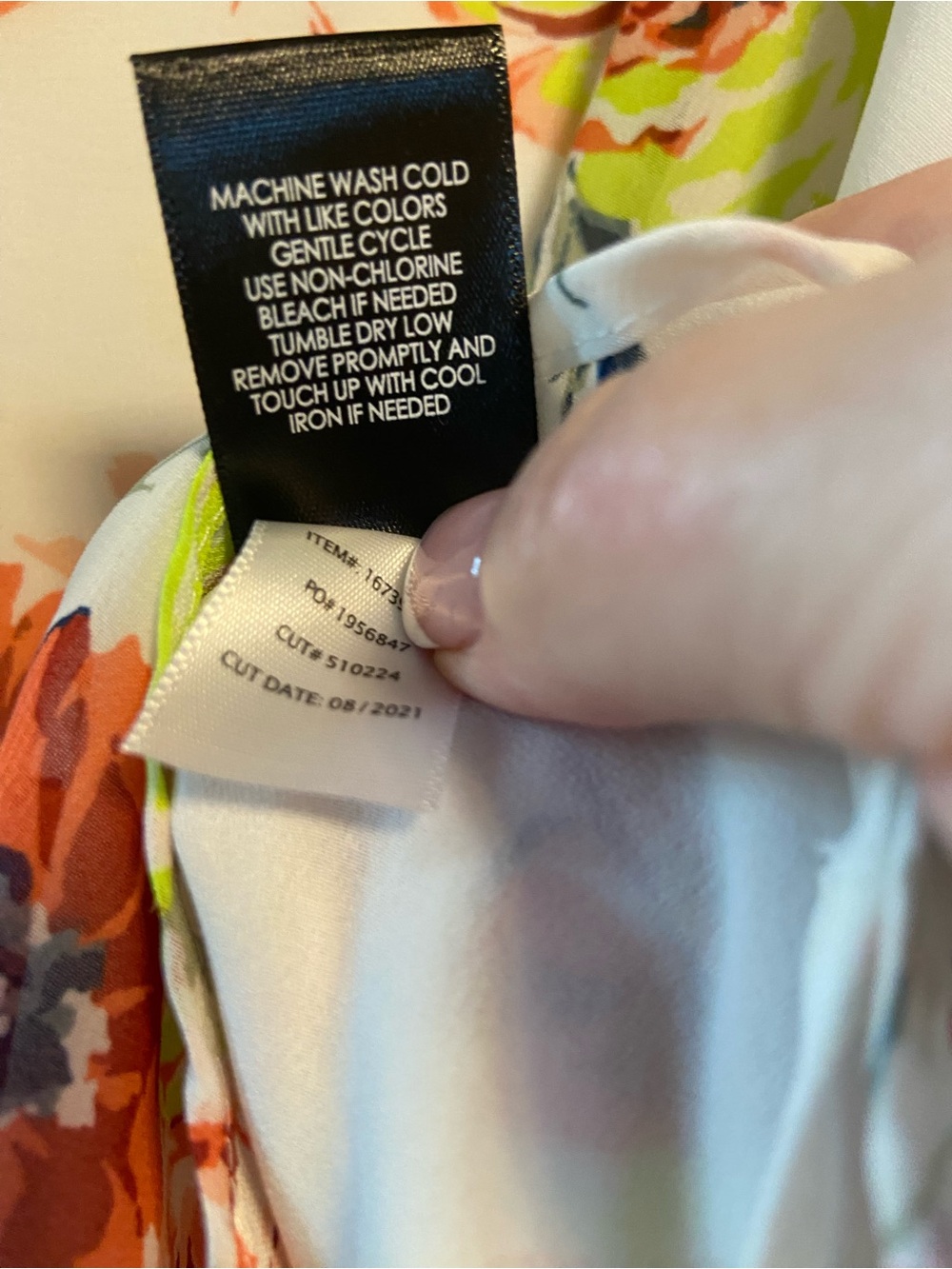 NWT Torrid Sophie Chiffon White and Floral Cami | Size 1X (14/16) - Picture 8 of 9